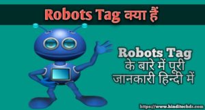 Robots Tag Kya Hai