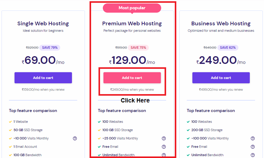 Hostinger Review in Hindi | क्या Hostinger एक अच्छी वेब होस्टिंग कंपनी है? 2 Hostinger Pricing